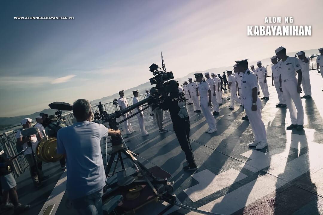 Movie scene 1 - Behind the scenes from Anak ng Kabayanihan