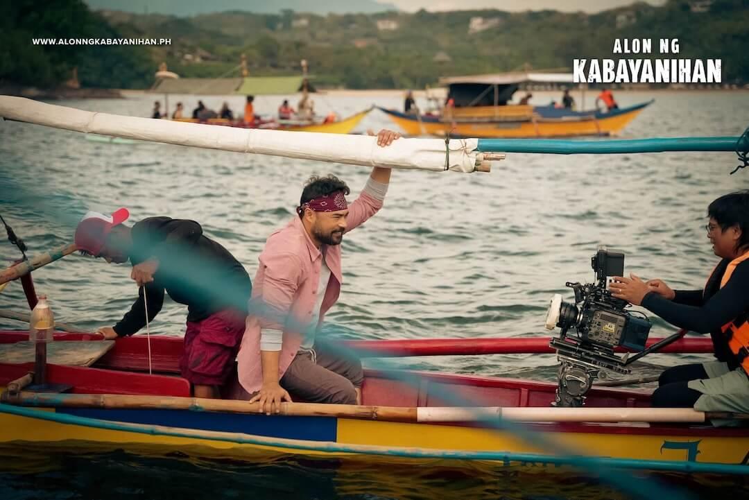 Movie scene 3 - Behind the scenes from Anak ng Kabayanihan